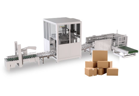 机械手纸尿裤装箱机